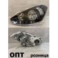 TY03-2201B-L (21-55)* TOYOTA CALDINA (240) 2002-04, ФАРА L (Китай) Черный отраж.