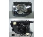 MT03-0201B-L(214-1146)* MITSUBISHI PAJERO 1997-99, ФАРА L (КИТАЙ) Стекло, темная