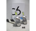 H4LED C6* Лампочка 12v LED 36W/3800LM Комплект диодный  (Китай)