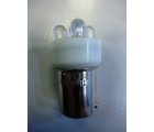 T15LED 24 V 5 LED*  Лампочка белая диодная мет. цоколь одноконтактная 24V МАЯК (Китай) 