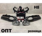 HD11-0120K (HD542)* HONDA VEZEL 2013-18, ТУМАНКА L+R (Китай) Стекло, Комплект 
