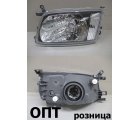 TY04-2201B-L (26-71)* TOYOTA HIACE REGIUS 1997-99, ФАРА L (Китай) Стекло черный отраж.