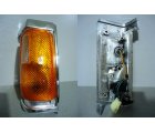 NS01-0403L (215-1515)* NISSAN DATSUN 1986-90, ГАБАРИТ L (Китай) Оранж.стекло, Хром