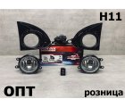 TY01-3904 (TY572)* TOYOTA COROLLA AXIO/FIELDER 2012-15 , ТУМАНКА L+R ( Китай) Компл.Черн  