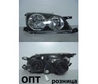 TY28-0101C-R (212-1187)* TOYOTA CALDINA (210) 1997-00, ФАРА R (Китай) Черная, Хруст. Стекло
