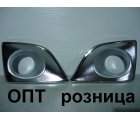 TY03-1804B (6507)* TOYOTA PREMIO 2007-16, ОПРАВА ТУМАНОК L+R (Китай) Комплект.Хром