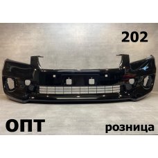 TY11-0737 (52119-42992)* TOYOTA RAV4 (30) 2010-13, БАМПЕР ПЕРЕДНИЙ (Китай) Черный 202