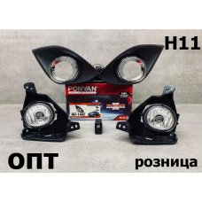 MZ14-0103K (MZ106E)* MAZDA DEMIO 2011-14, ТУМАНКА L+R (Китай) Комплект 