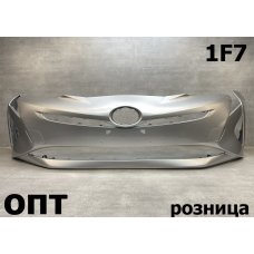 TY38-1127 (52119-47700)* TOYOTA PRIUS (50) 2015-19, БАМПЕР ПЕРЕДНИЙ (Китай) Серый 1F7