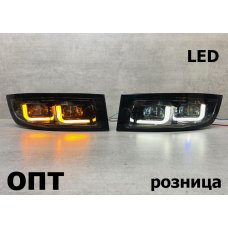 LX60-102K-LED (60-102)* LEXUS GX470 2002-09, ТУМАНКА L+R (Китай) Комплект.LED