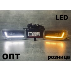 TY07-1724K-LED (TY100-LE)* TOYOTA LAND CRUISER 1998-04, ТУМАНКА L+R (Китай) Комплект LED