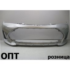 TY01-4427 (52119-12G40)* TOYOTA COROLLA FIELDER (160) 2018-22, БАМПЕР ПЕРЕДНИЙ (Китай) Серый 1F7