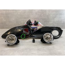 TY38-0922K-U (TY884)* TOYOTA AQUA 2015-17, ТУМАНКА L+R (Китай) Комплект Уценка лом крепл накладки