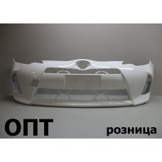 TY38-0917 (52119-52620)* TOYOTA  AQUA 2011-14, БАМПЕР ПЕРЕДНИЙ  (Китай) 1м. Белый 040