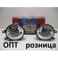 TY07-2525K (TY7032)* TY. LAND CRUISER (200) 2015-20, ТУМАНКА ДИОДНАЯ L+R (Китай) DLAA, Стекло