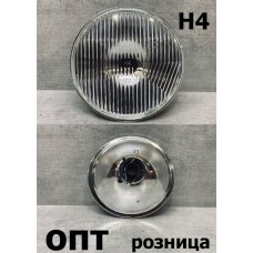 FS05-019 (100-1103)* УНИВЕРСАЛЬНАЯ ФАРА КРУГЛАЯ БОЛЬШАЯ ПОД ЛАМПУ H4 (Китай)