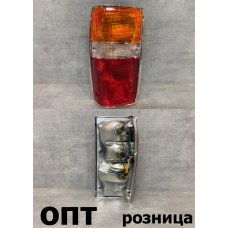 TY05-0402L (212-1914)* TOYOTA HILUX/HILUX PICK UP 1985-87, СТОП L (Китай) 6 отв, хром
