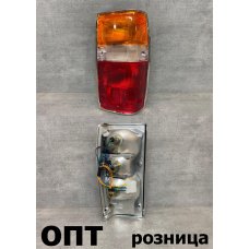 TY05-0402R (212-1914)* TOYOTA HILUX/HILUX PICK UP 1985-87, СТОП R (Китай) 6 отв, хром