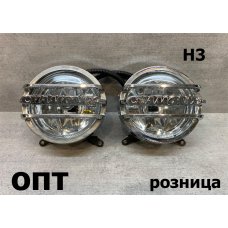 MB13-0207K-B* MITSUBISHI DELICA 1999-07, ТУМАНКА L+R (Китай)Комплект. Белые  
