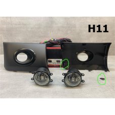 TY27-0307K-U (TY1236)* TOYOTA PROBOX 2014-20, НАКЛАДКА +ТУМАНКА L+R (Китай) Комплект Уценка лом напр