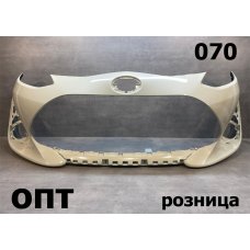 TY38-1377 (52119-52A60)* TOYOTA AQUA 2017-21, БАМПЕР ПЕРЕДНИЙ (Китай) Белый 070