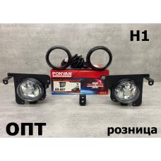 SZ16-0204K (SU097)* SUZUKI ESCUDO 1998-02, ТУМАНКИ L+R (Китай) Стекло, Комплект 
