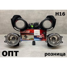 TY38-0902K (TY955)* TOYOTA AQUA 2015-17, ТУМАНКА L+R (Китай) Комплект 