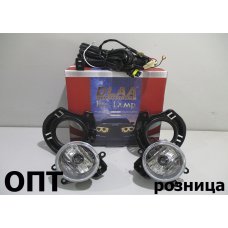 TY01-4304K (TY932)* TY. COROLLA AXIO/FIELDER 2015-17, ТУМАНКА L+R (Китай) Комплект.Черн.