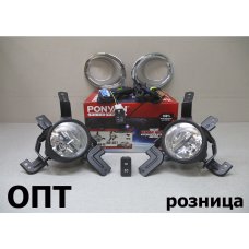 HD05-0404K (HD057E)* HONDA CR-V 2007-10, ТУМАНКА L+R (Китай) Коплект 