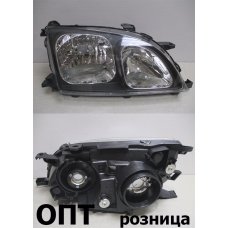 TY28-0221R (21-45)* TOYOTA CALDINA (210) 2000-02, ФАРА R (Китай) Черный отраж. 
