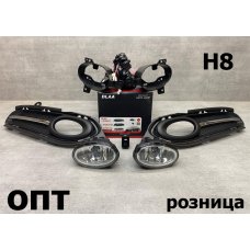 HD11-0120K (HD542)* HONDA VEZEL 2013-18, ТУМАНКА L+R (Китай) Стекло, Комплект 