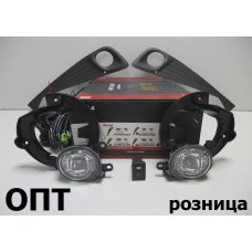 TY67-0204K (TY2106-LED)* TOYOTA C-HR 2019-22, ТУМАНКИ L+R (Китай) Устан.комплект