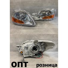 TY16-0401B-K (212-11L4)* TOYOTA BELTA (90) 2006-12, ФАРА L+R (Китай) С желтком/ Комплект 