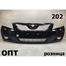 TY14-1337B (52119-33942)* TOYOTA CAMRY (40) 2006-09, БАМПЕР ПЕРЕДНИЙ (Тайланд) Под омыват Черный 202