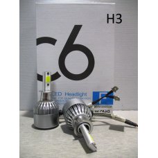 H3LED C6* Лампочка H3 12V Комплект диодный  (Китай)