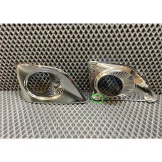 TY03-1804B-U (6507)* TOYOTA PREMIO 2007-16, ОПРАВА ТУМАНОК L+R (Китай) Комплект хром Уценка лом напр