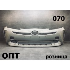 TY38-1577 (52119-47978)* TOYOTA PRIUS (50) 2018-23, БАМПЕР ПЕРЕДНИЙ (Китай) Белый 070