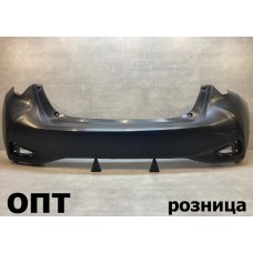 TY18-1308 (52159-52870)* TOYOTA VITZ (130) 2017-20, БАМПЕР ЗАДНИЙ (Китай) 3м.