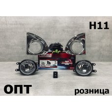 TY01-3905 (TY572E)* TOYOTA COROLLA AXIO/FIELDER 2012-15 , ТУМАНКА L+R ( Китай) Компл.Хром  