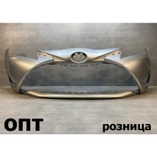 TY18-1327 (52119-0U931)* TOYOTA VITZ (130) 2017-20, БАМПЕР ПЕРЕДНИЙ (Китай) 3м. Серый 1F7