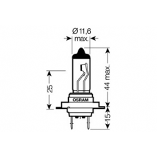 H7 (64210)* Лампочка H7 12V 55W OSRAM (Германия)