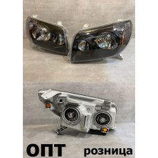 TY05-1201K-B (35-96)* TOYOTA HILUX SURF 2002-05, ФАРА L+R (Китай) Комплект. Черный отр. 