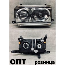 TY07-1001L (212-1133)* TOYOTA LAND CRUISER (80) 1990-95, ФАРА L (Китай) Стекло