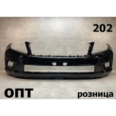 TY07-3137 (52119-6A946)* TLC PRADO (150) 2009-13, БАМПЕР ПЕРЕДНИЙ (Китай) Правый руль Чёрный 202