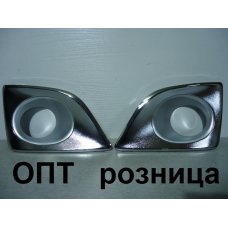 TY03-1804B (6507)* TOYOTA PREMIO 2007-16, ОПРАВА ТУМАНОК L+R (Китай) Комплект.Хром