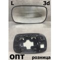 TY01-1812-9L-3d* TOYOTA COROLLA/FIELDER (120) 2000-04, ПОЛОТНО ЗЕРКАЛА L (Россия) Под оригинал.3d