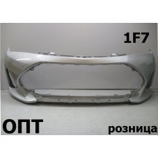 TY01-4427 (52119-12G40)* TOYOTA COROLLA FIELDER (160) 2018-22, БАМПЕР ПЕРЕДНИЙ (Китай) Серый 1F7