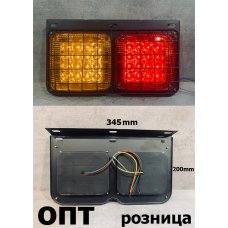 MT19-595L-LED (214-1911)* MT. FIGHTER\FUSO\GIGA 1986-2004, СТОП L (Китай) Диодный 350х210мм